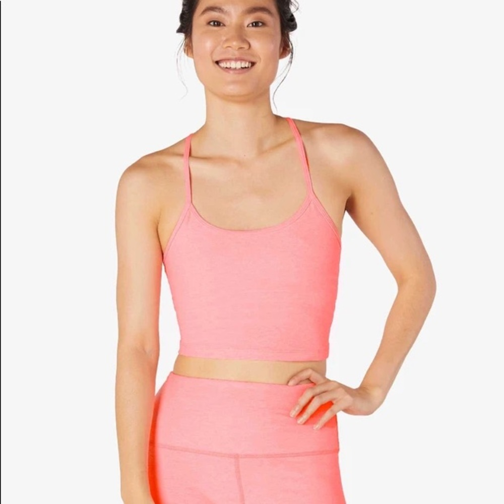 Spacedye Slim Racerback Cropped Tank